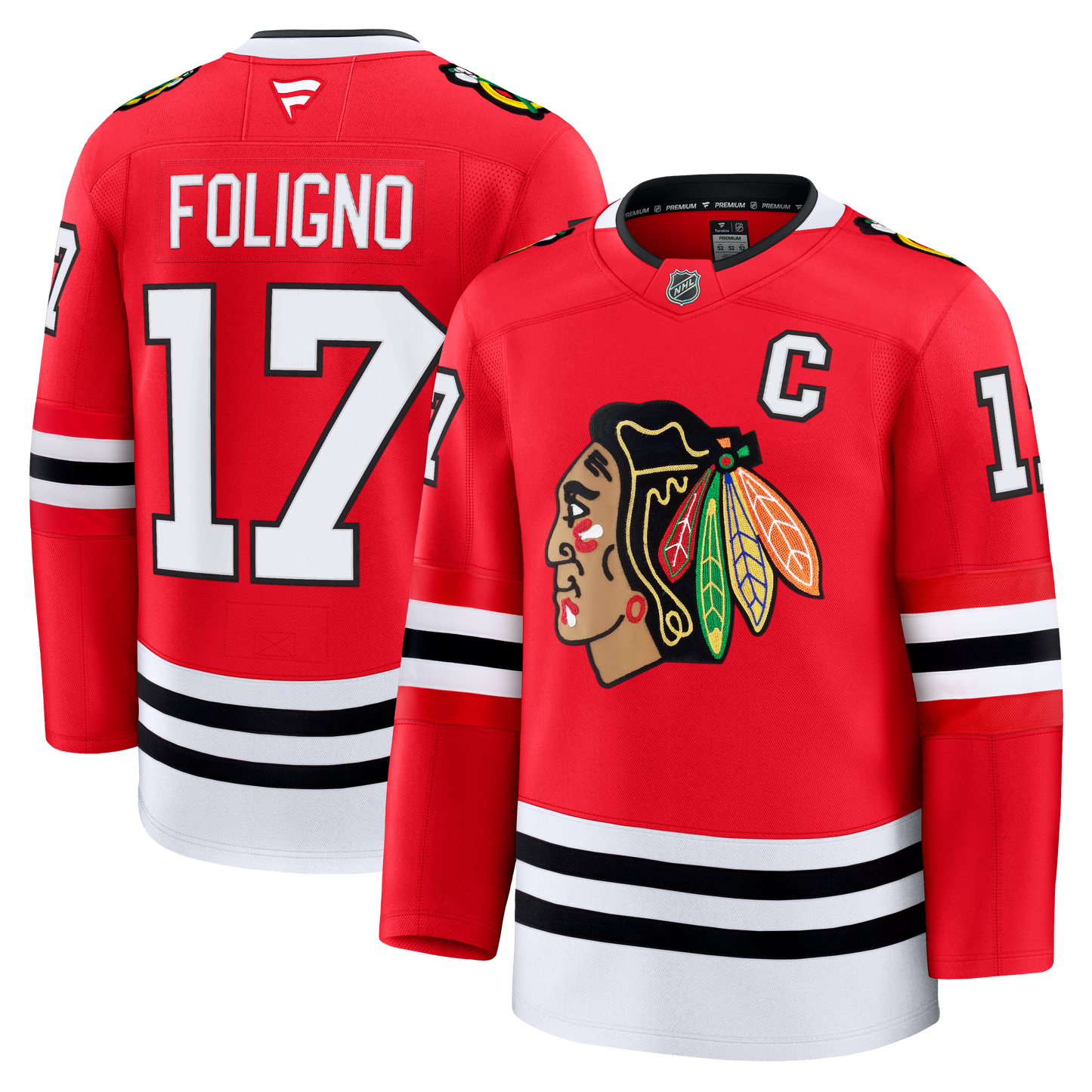 Nick Foligno Chicago Blackhawks Fanatics Premium Home Jersey