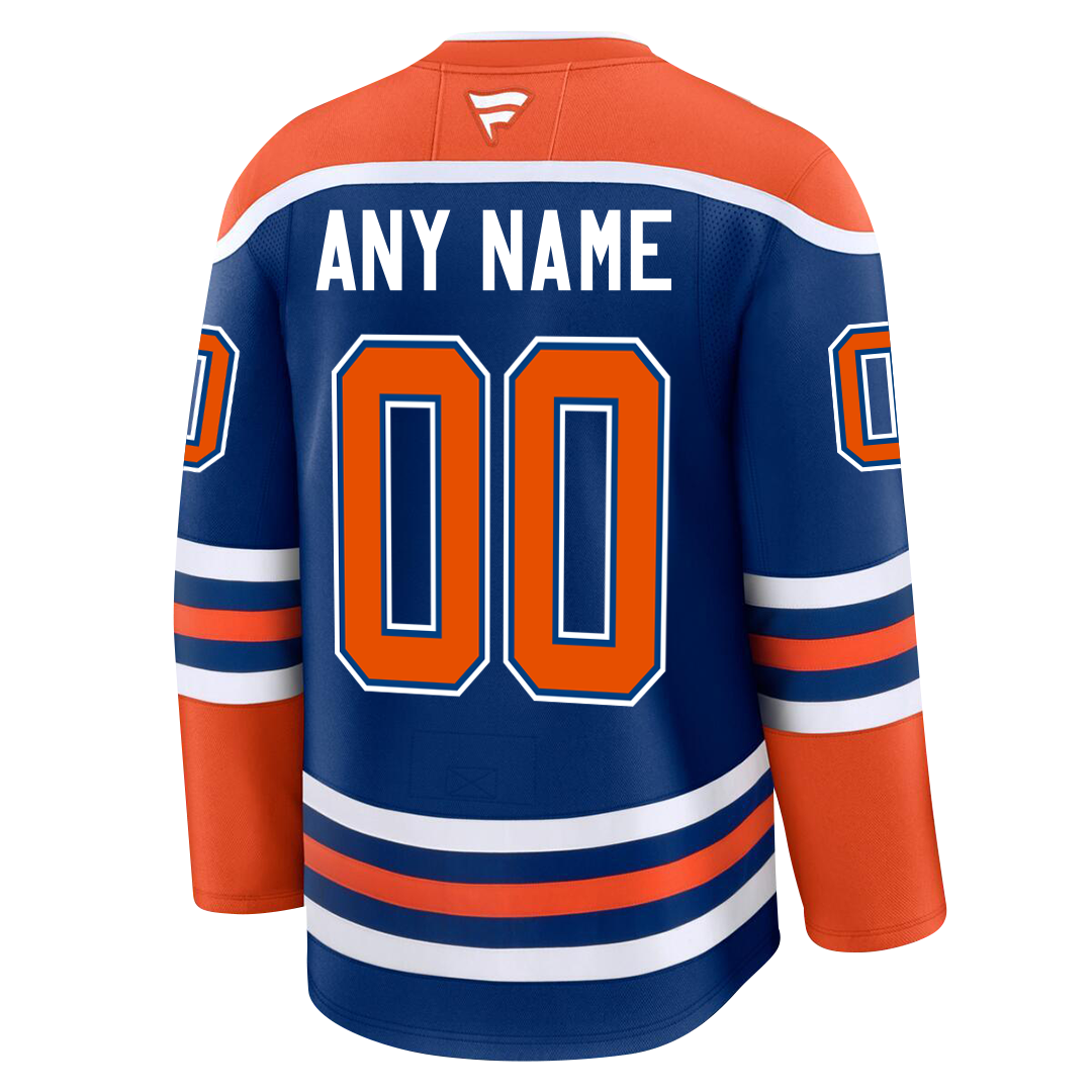 PRE ORDER ONLY Customizable Edmonton Oilers 2024 Fanatics Premium Offi CoolHockey