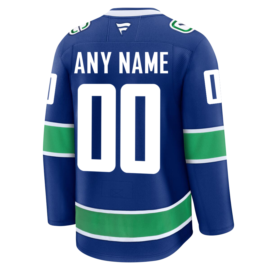 PRE ORDER ONLY Customizable Vancouver Canucks 2024 Fanatics Premium Of CoolHockey