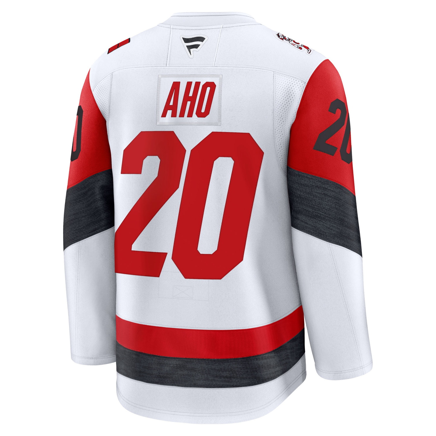 Sebastian Aho Carolina Hurricanes With 2026 Stanley Cup Final Patch Fanatics Away Premium Jersey
