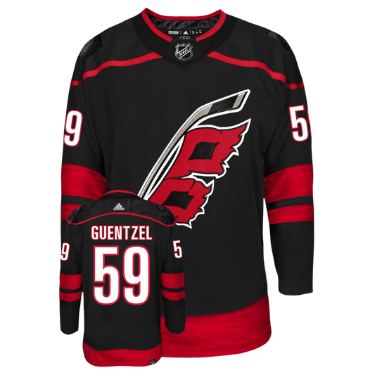 Jake Guentzel Carolina Hurricanes Adidas Primegreen Authentic NHL Hockey Jersey