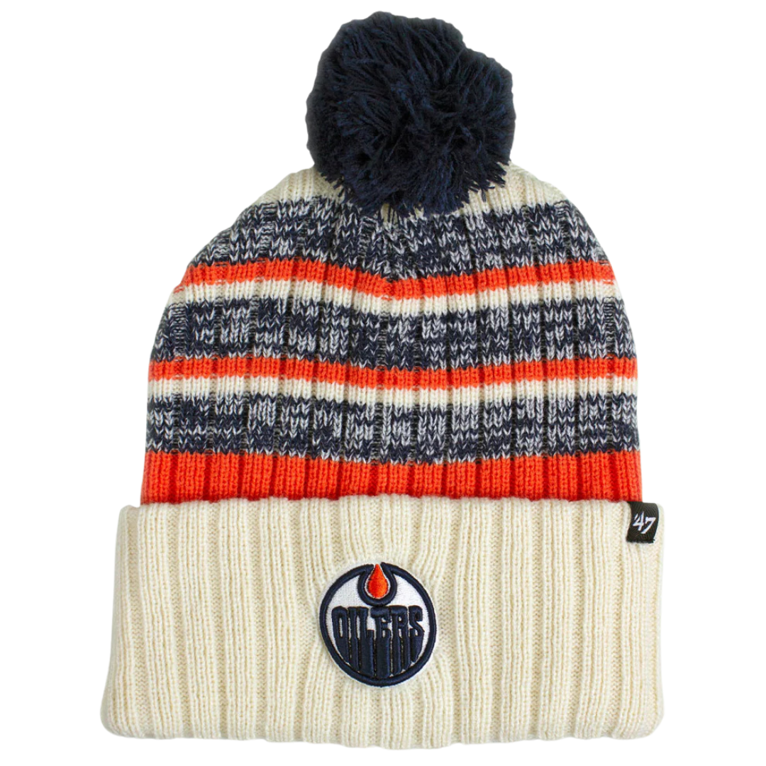 Edmonton Oilers - 47' 'Tavern' Cuff Knit Toque with Pom