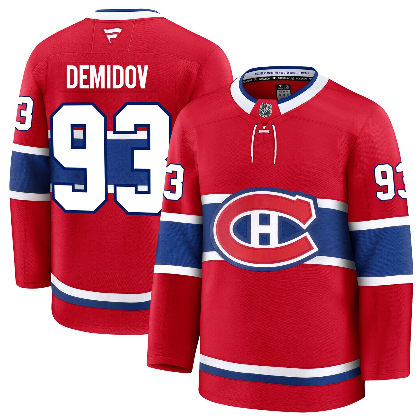 Ivan Demidov Montreal Canadiens Fanatics Premium Home Jersey