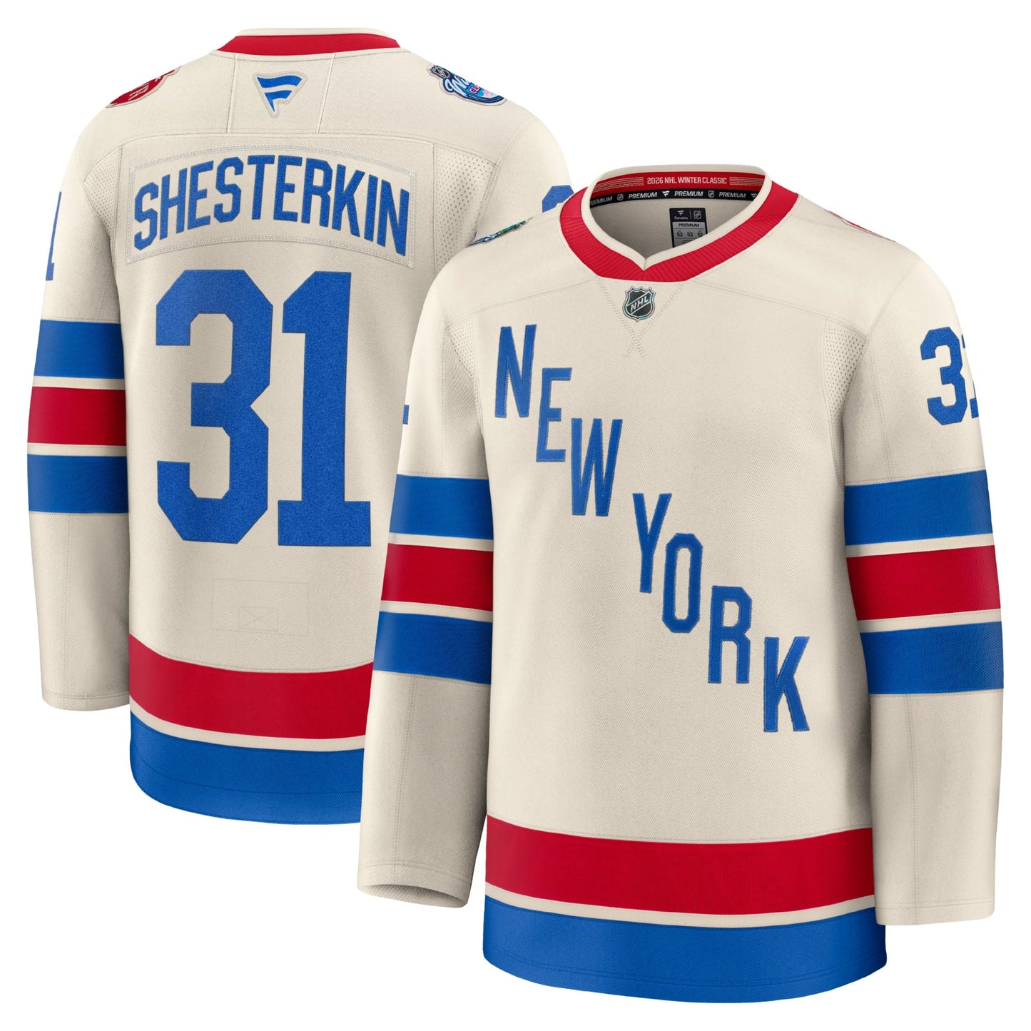 Igor Shesterkin New York Rangers 2026 Fanatics Premium Winter Classic Jersey