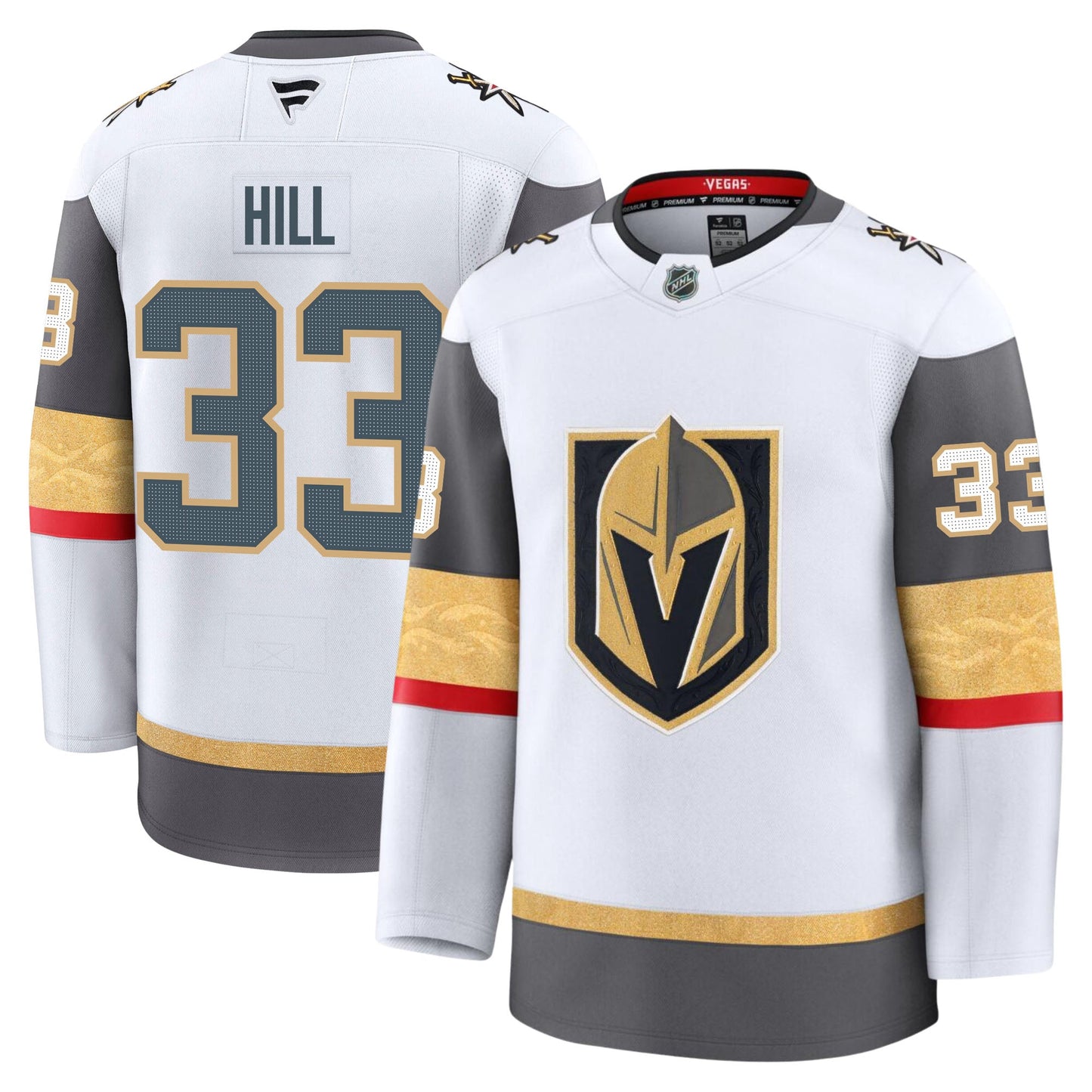 Adin Hill Vegas Golden Knights Fanatics Premium Away Jersey