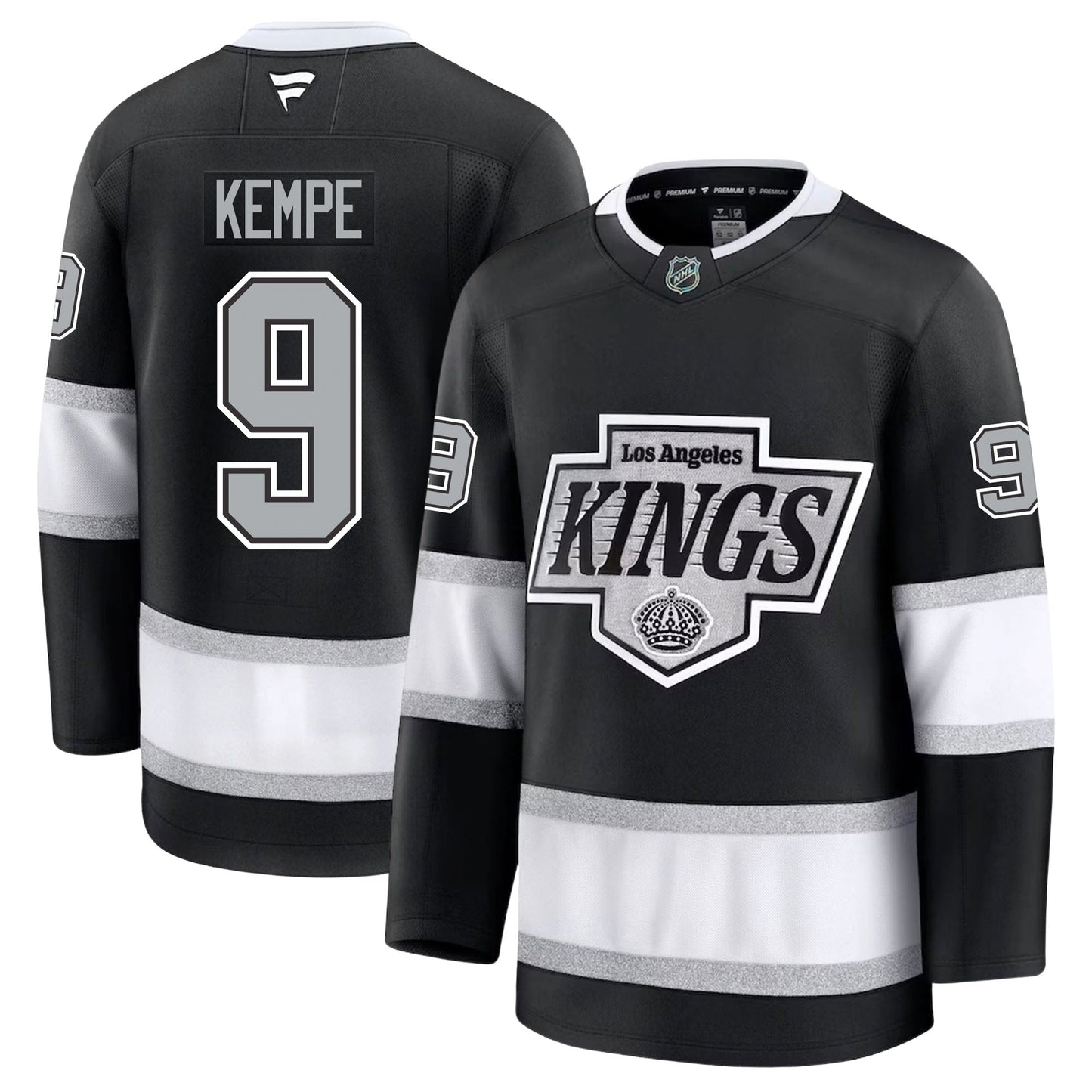 Adrian Kempe Los Angeles Kings Fanatics Premium Home Jersey