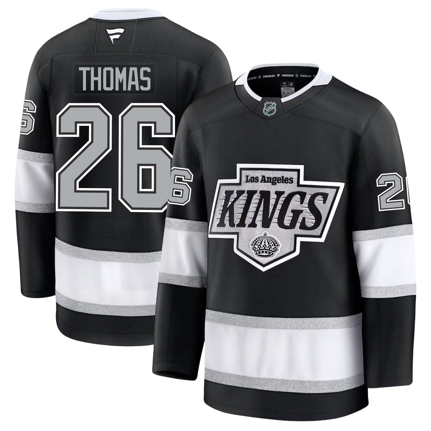 Akil Thomas Los Angeles Kings Fanatics Premium Home Jersey