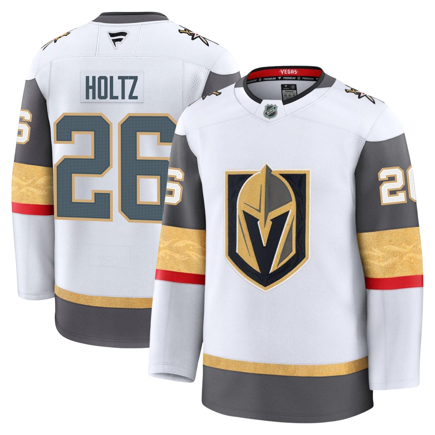 Alexander Holtz Vegas Golden Knights Fanatics Premium Away Jersey