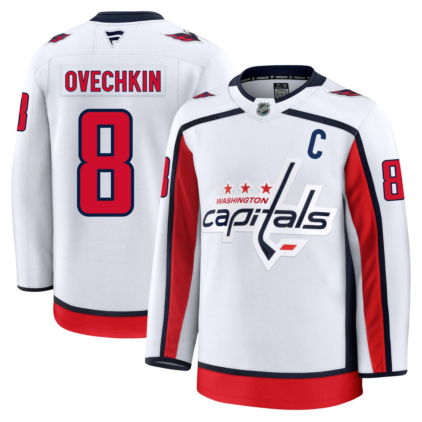 Alex Ovechkin Washington Capitals Fanatics Premium Away Jersey