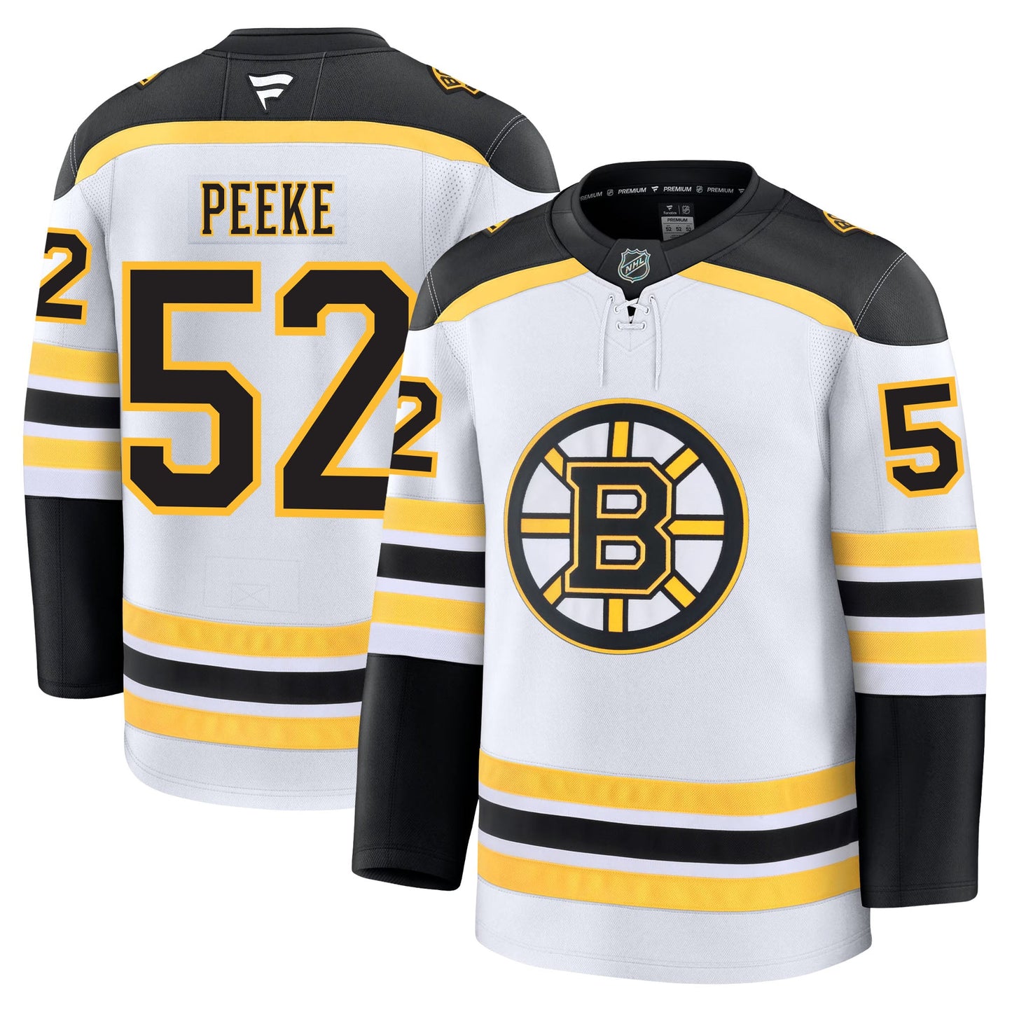 Andrew Peeke Boston Bruins Fanatics Premium Away Jersey