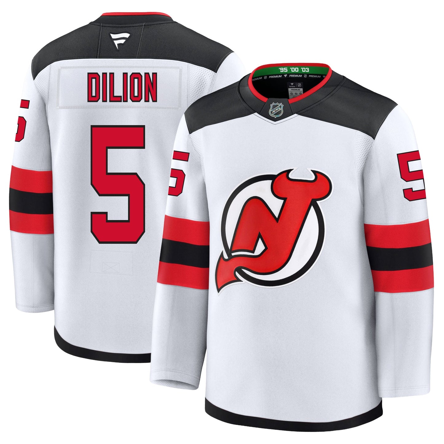 Brenden Dillon New Jersey Devils Fanatics Premium Away Jersey