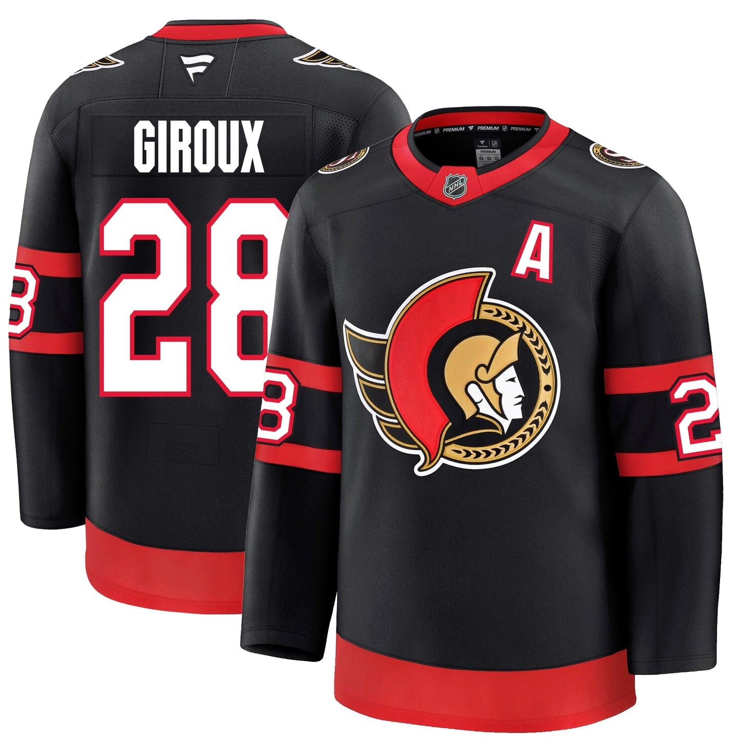 Claude Giroux Ottawa Senators Fanatics Premium Home Jersey