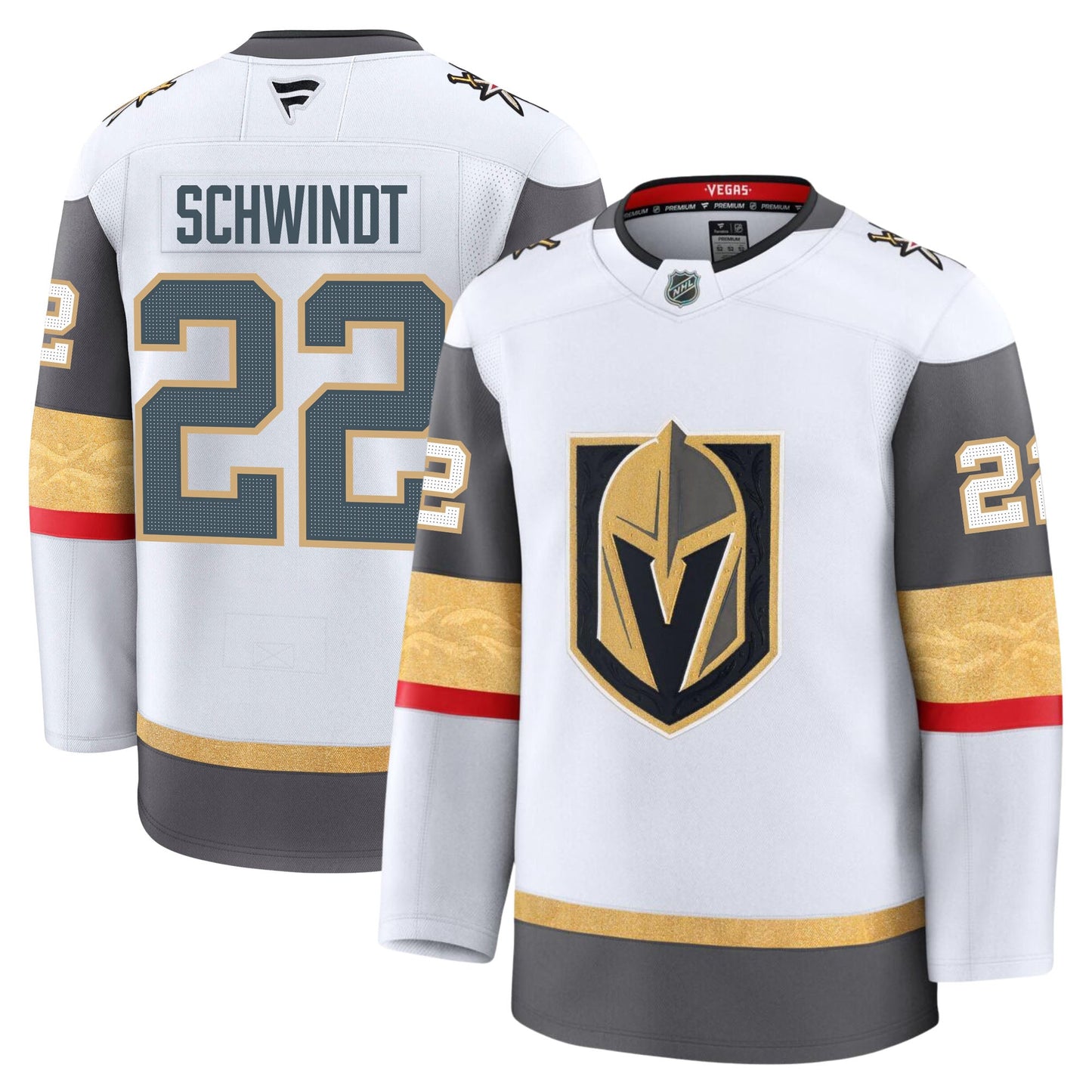 Cole Schwindt Vegas Golden Knights Fanatics Premium Away Jersey