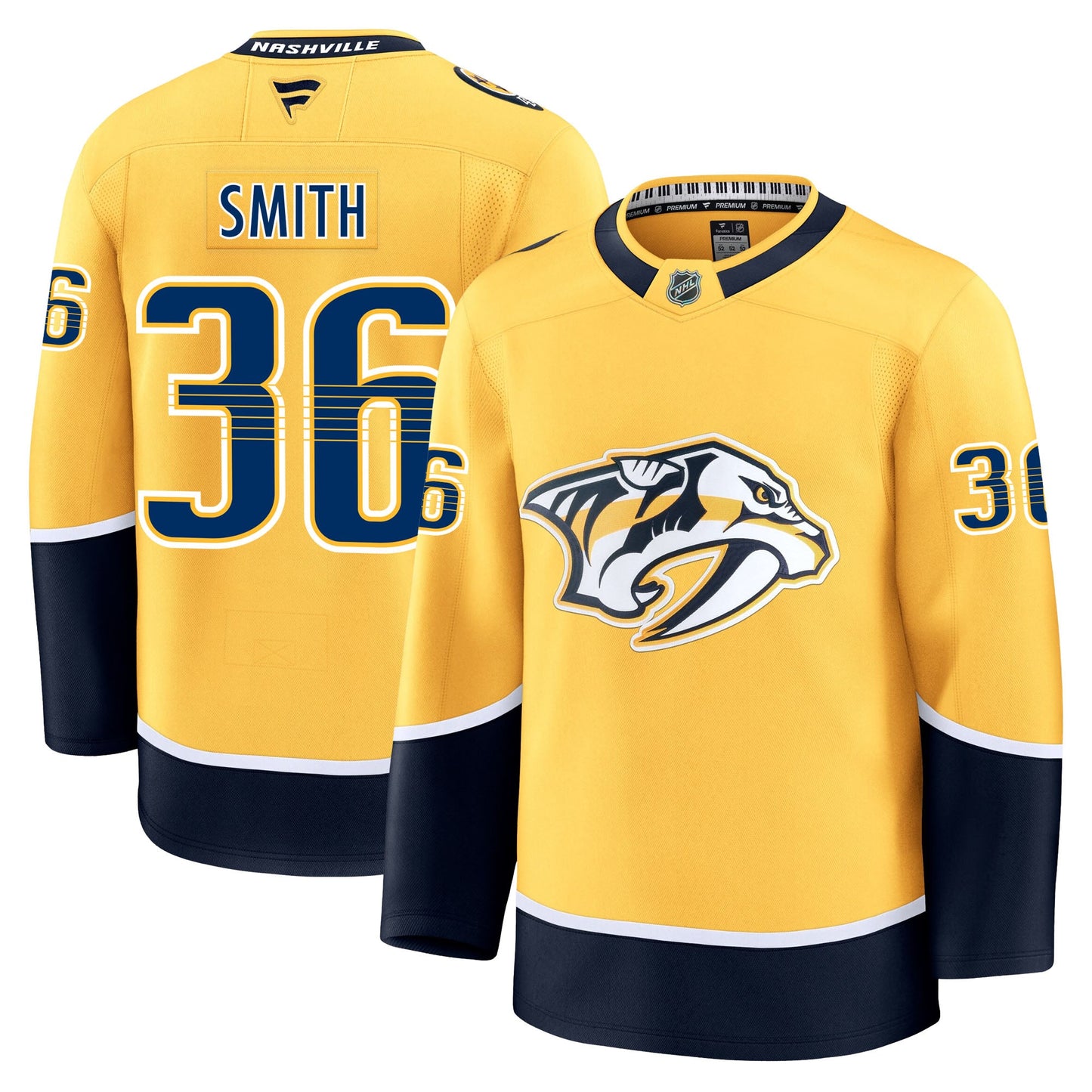 Cole Smith Nashville Predators Fanatics Premium Home Jersey