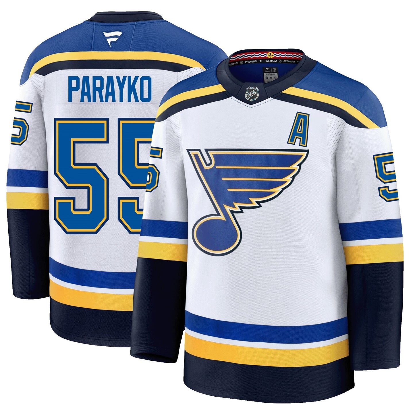 Colton Parayko St. Louis Blues Fanatics Premium Away Jersey