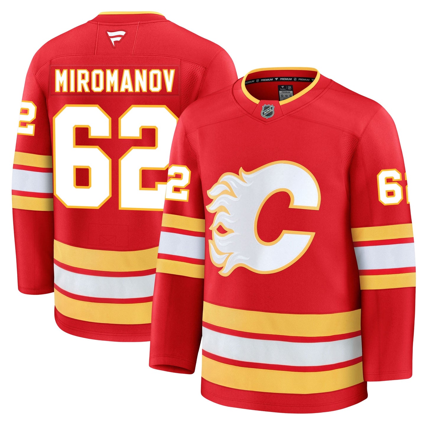 Daniil Miromanov Calgary Flames Fanatics Premium Home Jersey