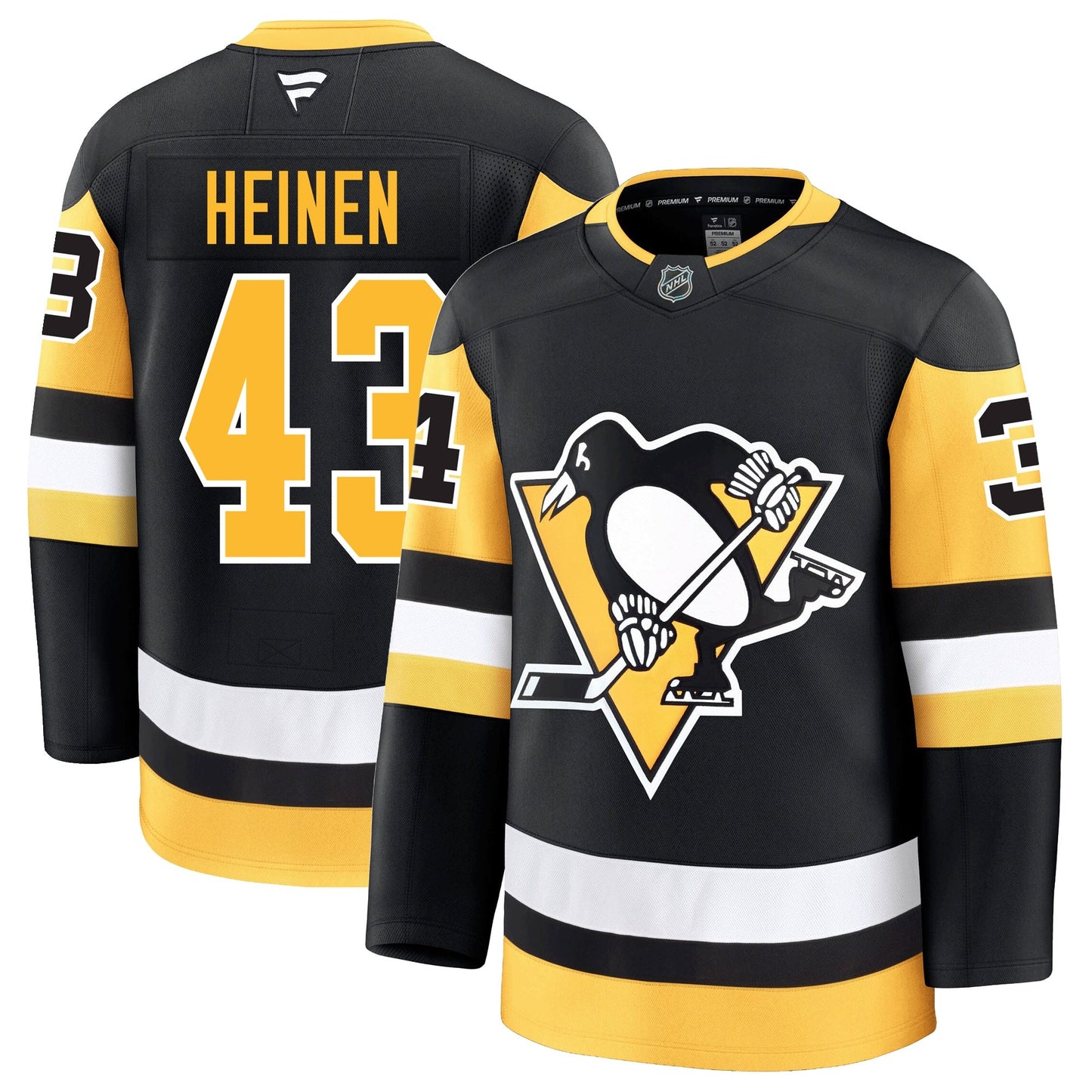 Danton Heinen Pittsburgh Penguins Fanatics Premium Home Jersey