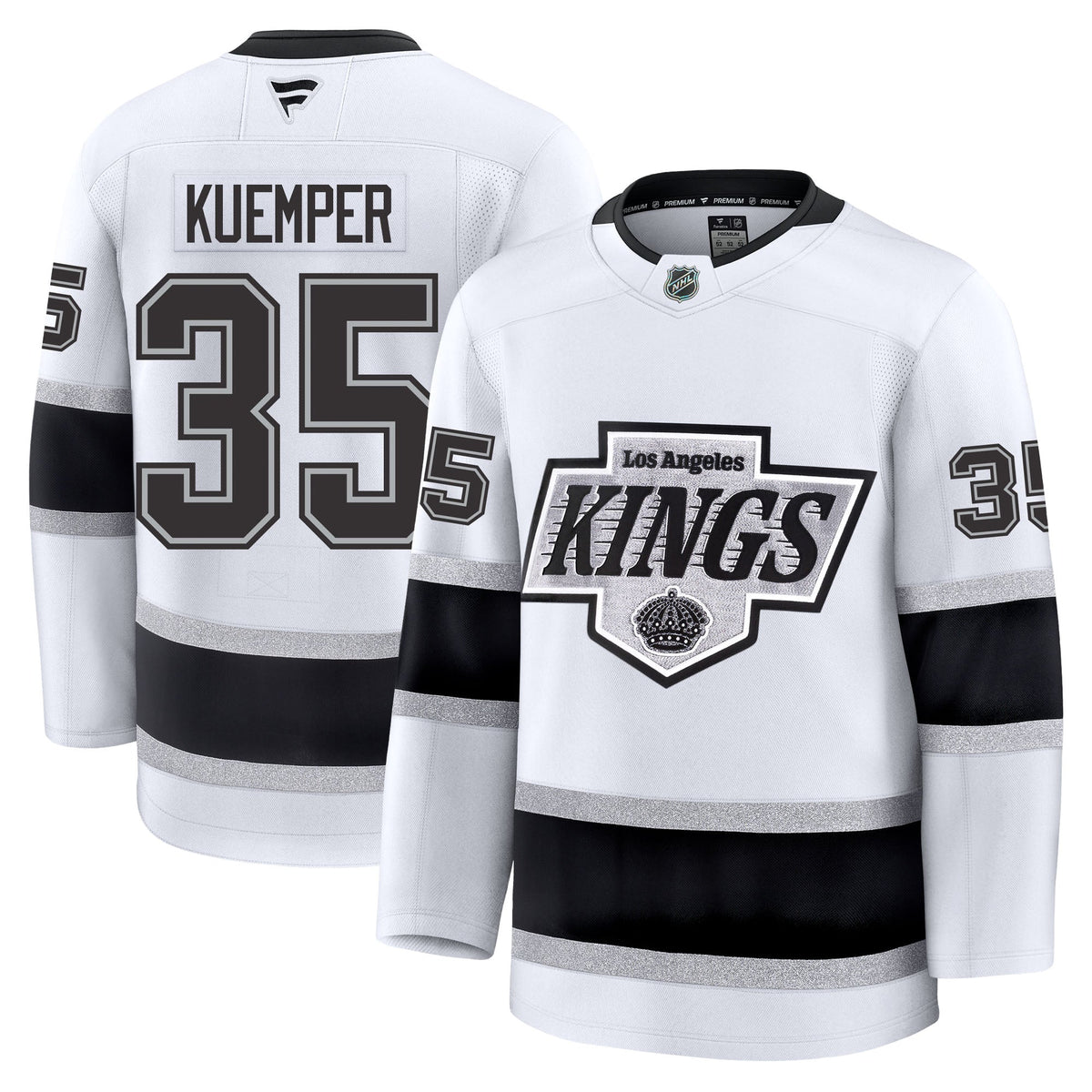 Darcy Kuemper Los Angeles Kings Fanatics Premium Away Jersey