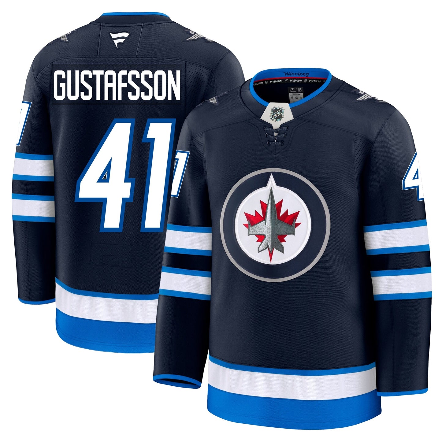 David Gustafsson Winnipeg Jets Fanatics Premium Home Jersey