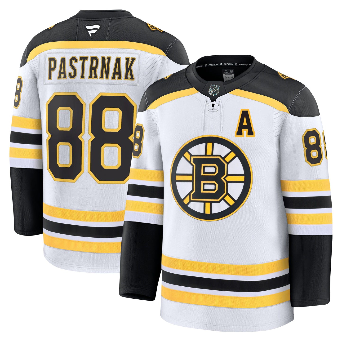 David Pastrnak Boston Bruins Fanatics Premium Away Jersey