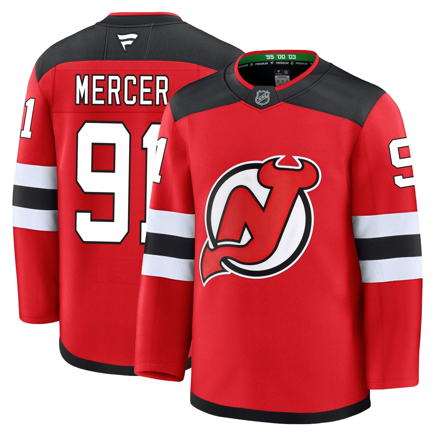 Dawson Mercer New Jersey Devils Fanatics Premium Home Jersey