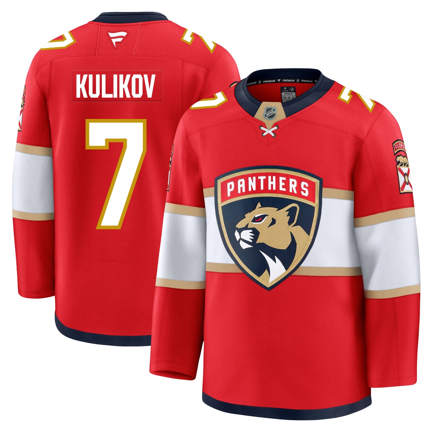 Dmitry Kulikov Florida Panthers Fanatics Premium Home Jersey