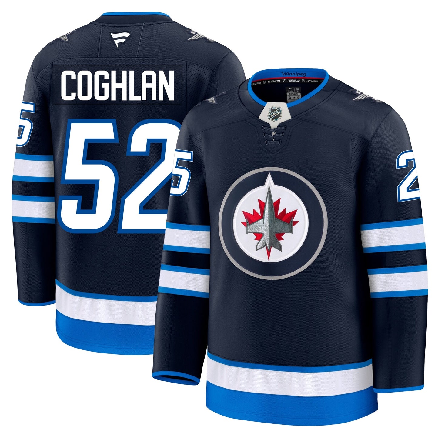Dylan Coghlan Winnipeg Jets Fanatics Premium Home Jersey