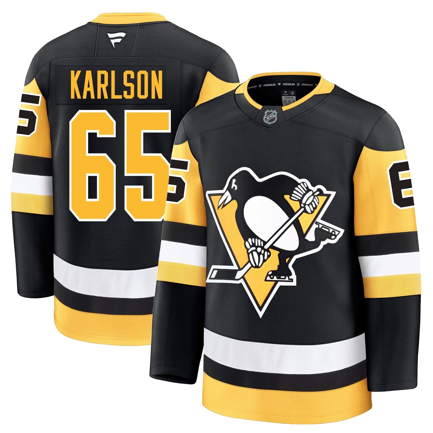 Erik Karlsson Pittsburgh Penguins Fanatics Premium Home Jersey