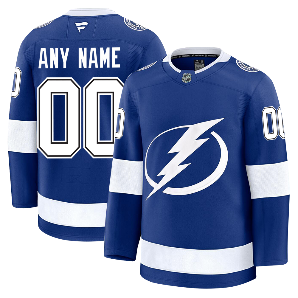 Customizable Tampa Bay Lightning 2024 Fanatics Premium Official NHL HOME Jersey