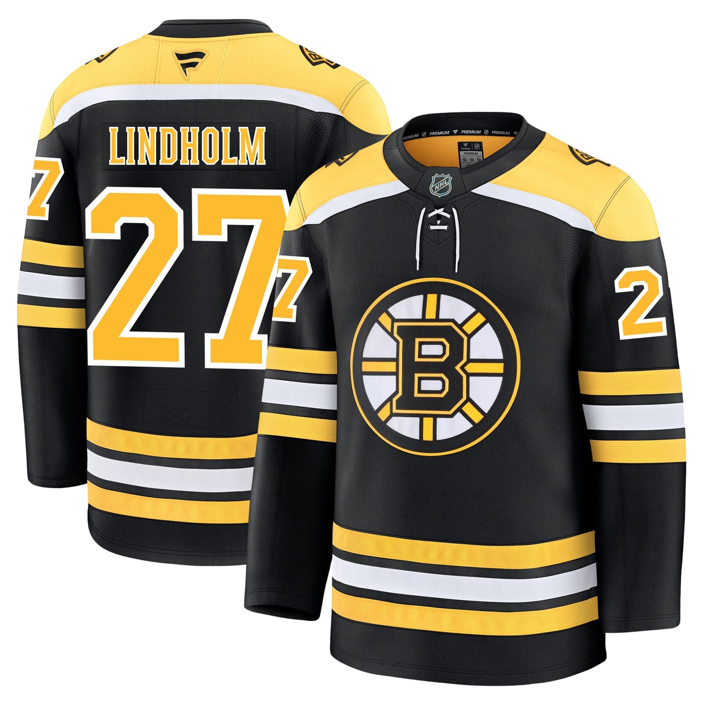 Hampus Lindholm Boston Bruins Fanatics Premium Home Jersey