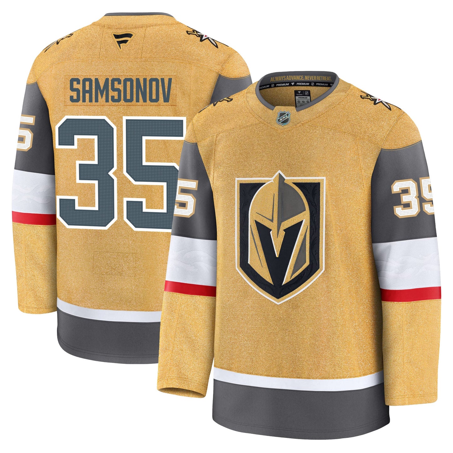 Ilya Samsonov Vegas Golden Knights Fanatics Premium Away Jersey