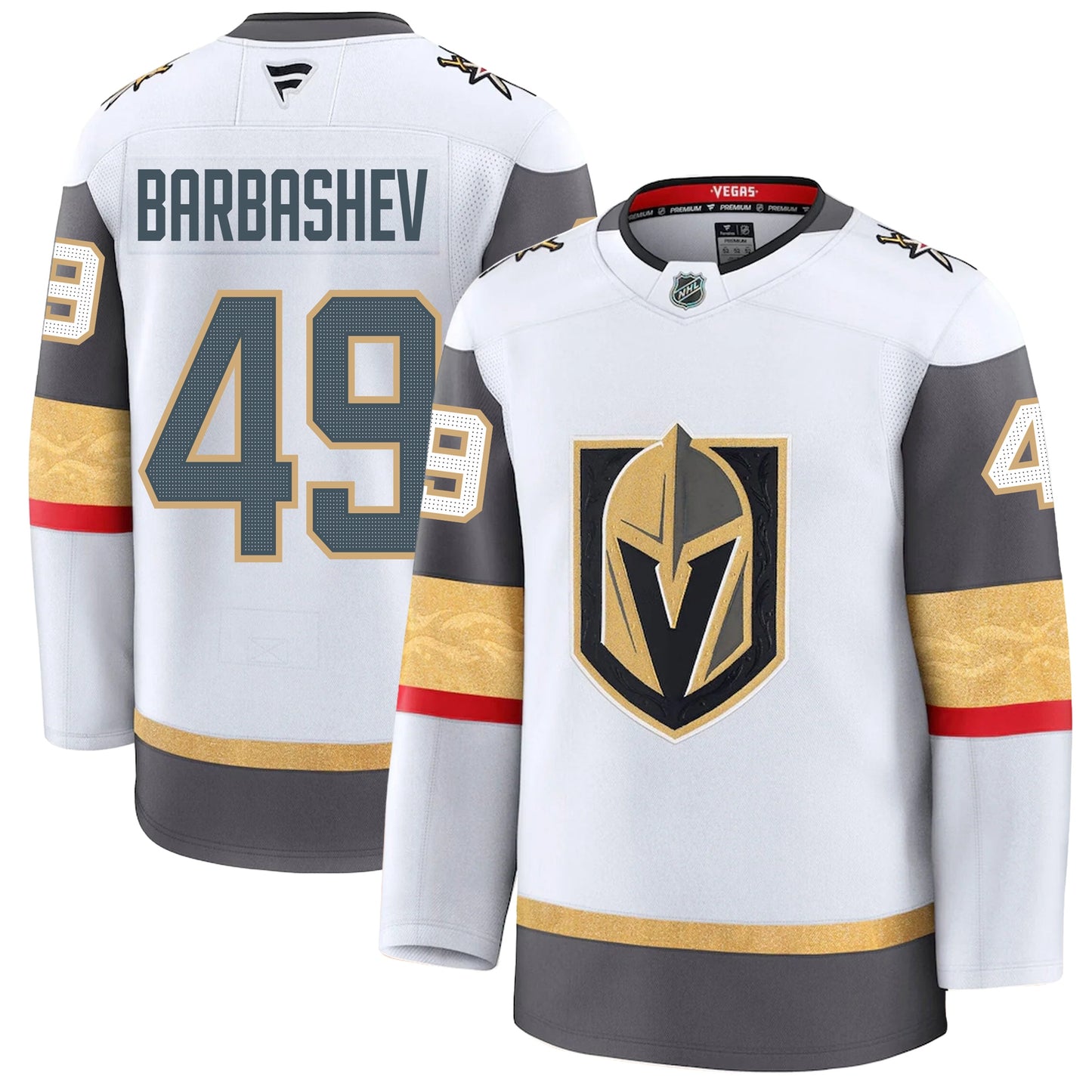 Ivan Barbashev Vegas Golden Knights Fanatics Premium Away Jersey