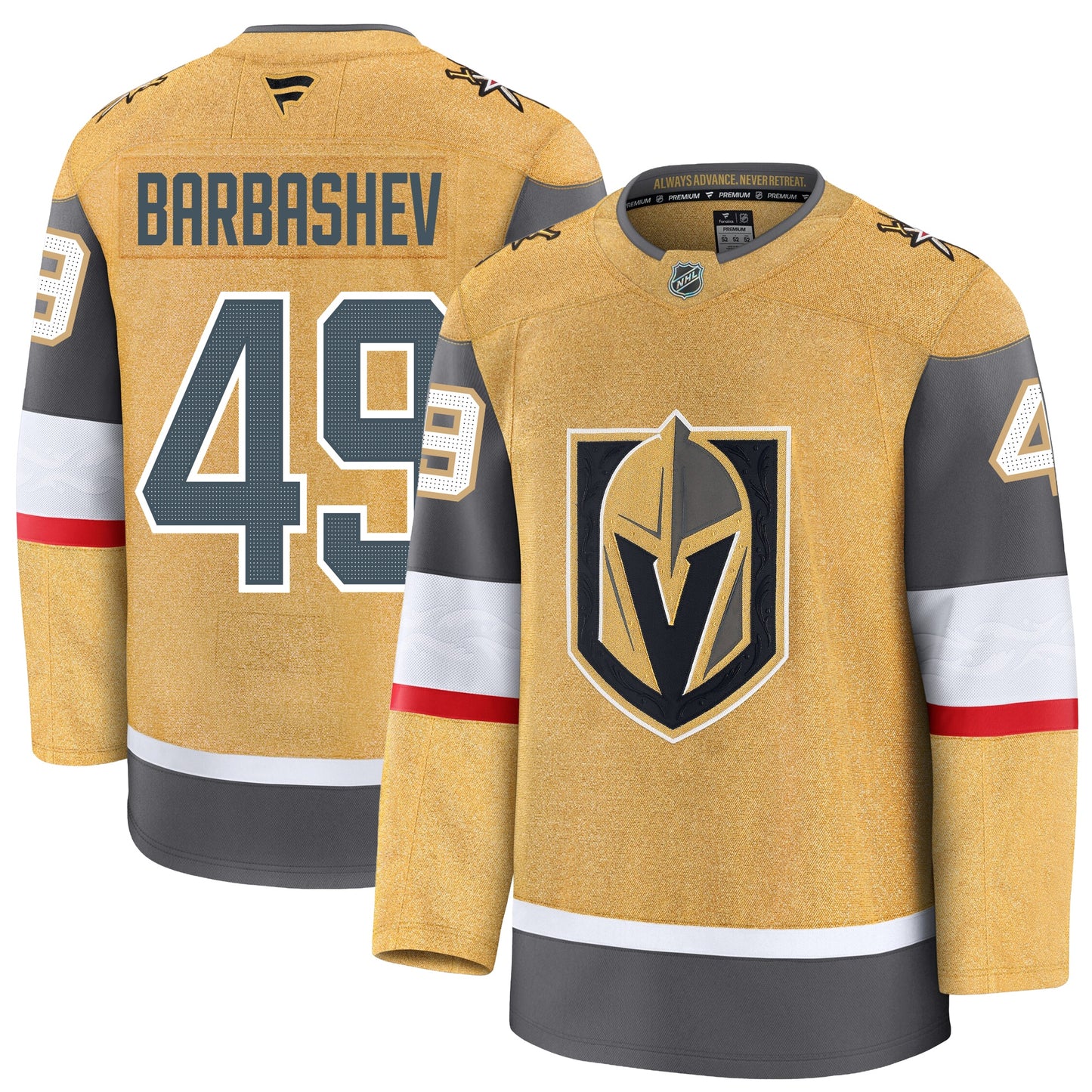 Ivan Barbashev Vegas Golden Knights Fanatics Premium Home Jersey