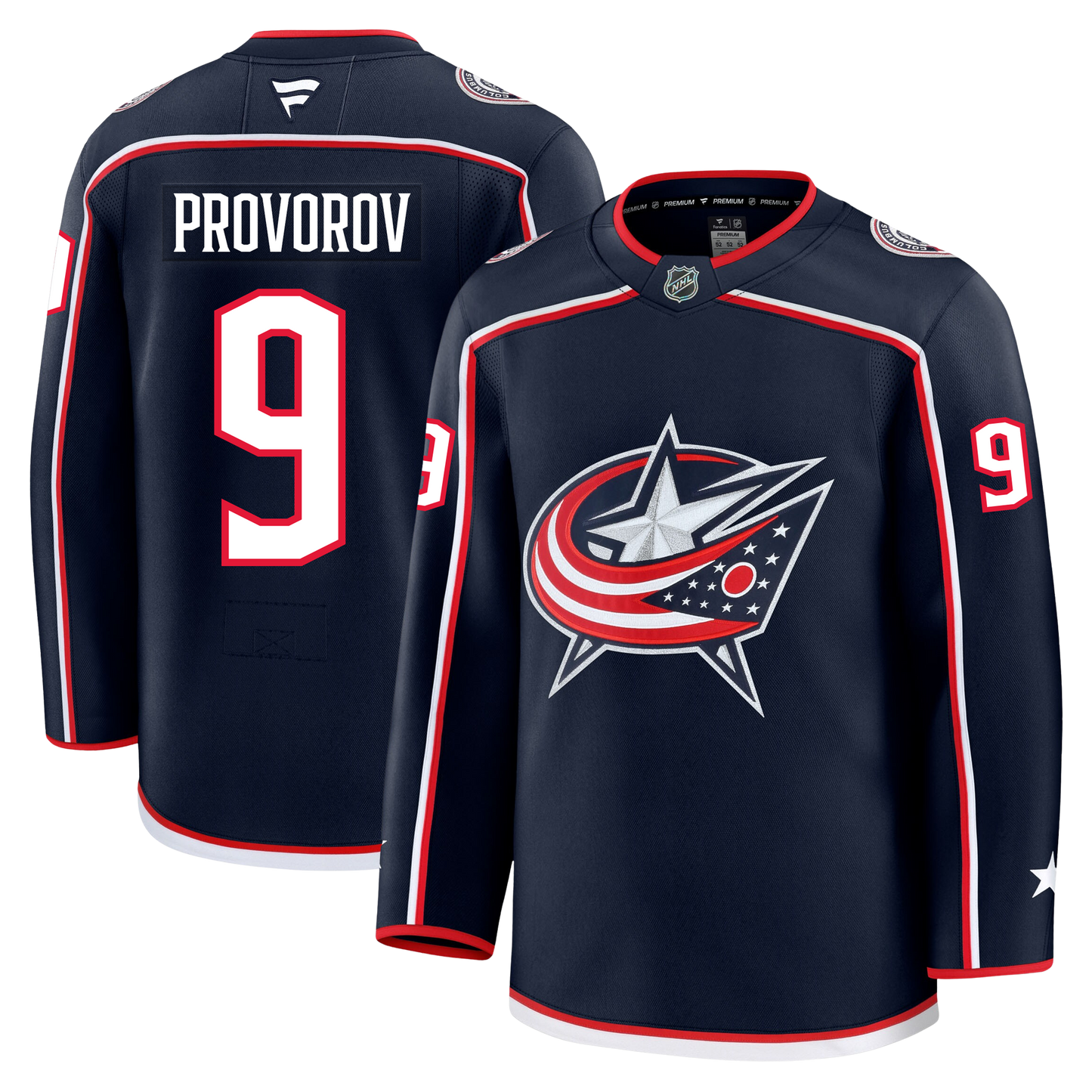 Ivan Provorov Columbus Blue Jackets Fanatics Premium Home Jersey