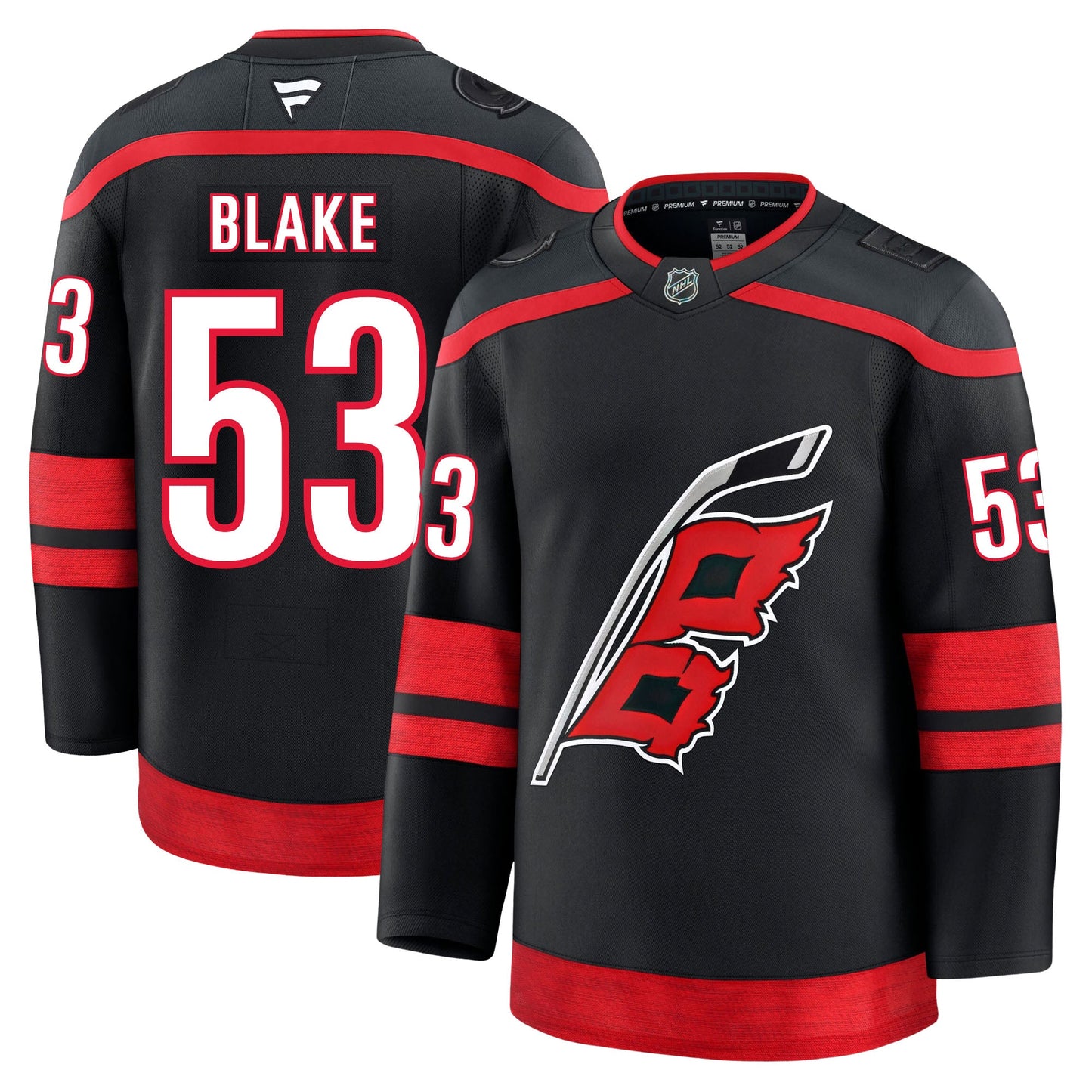Jackson Blake Carolina Hurricanes Fanatics Premium Home Jersey