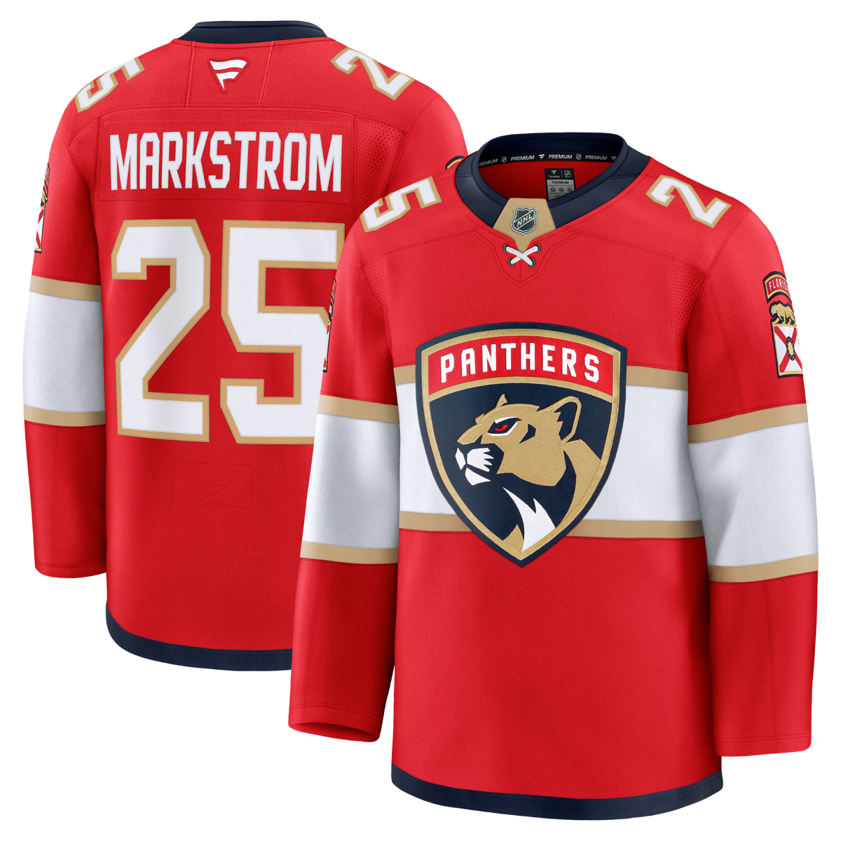 Jacob Markstrom Florida Panthers Fanatics Premium Home Jersey
