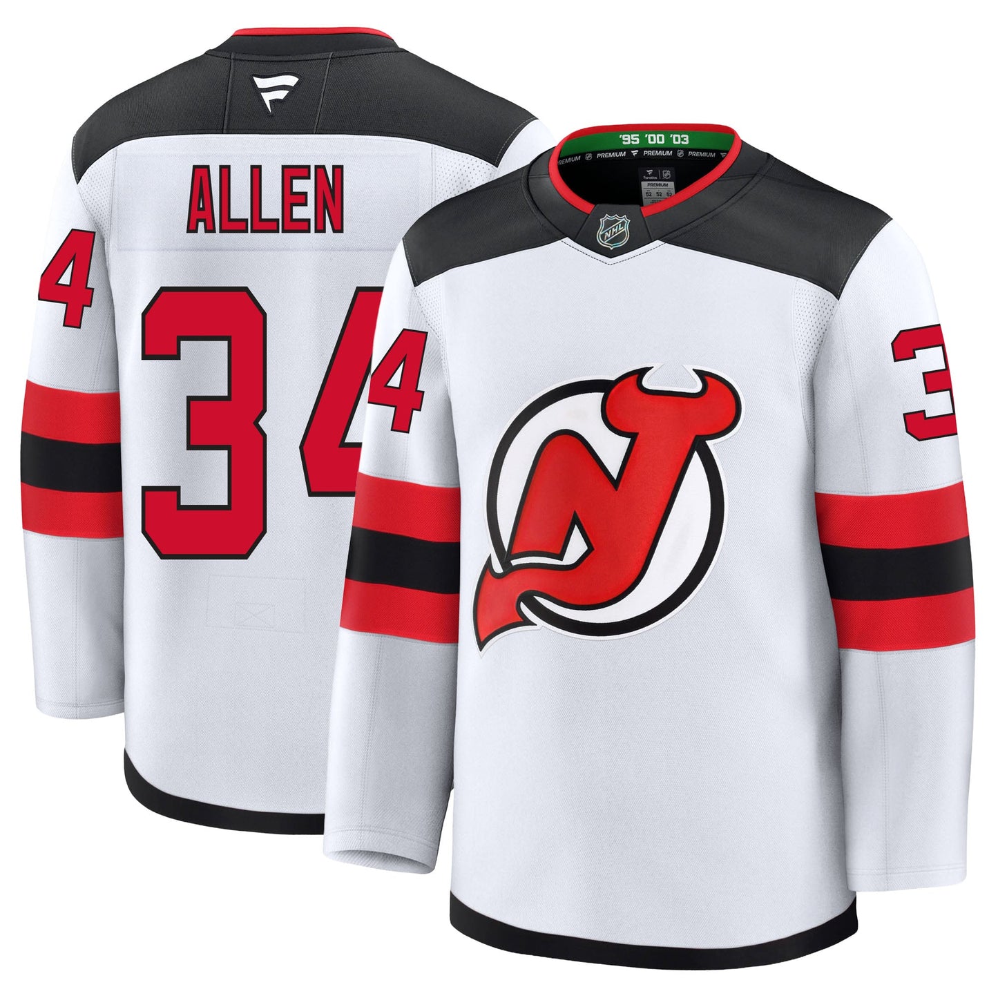 Jake Allen New Jersey Devils Fanatics Premium Away Jersey