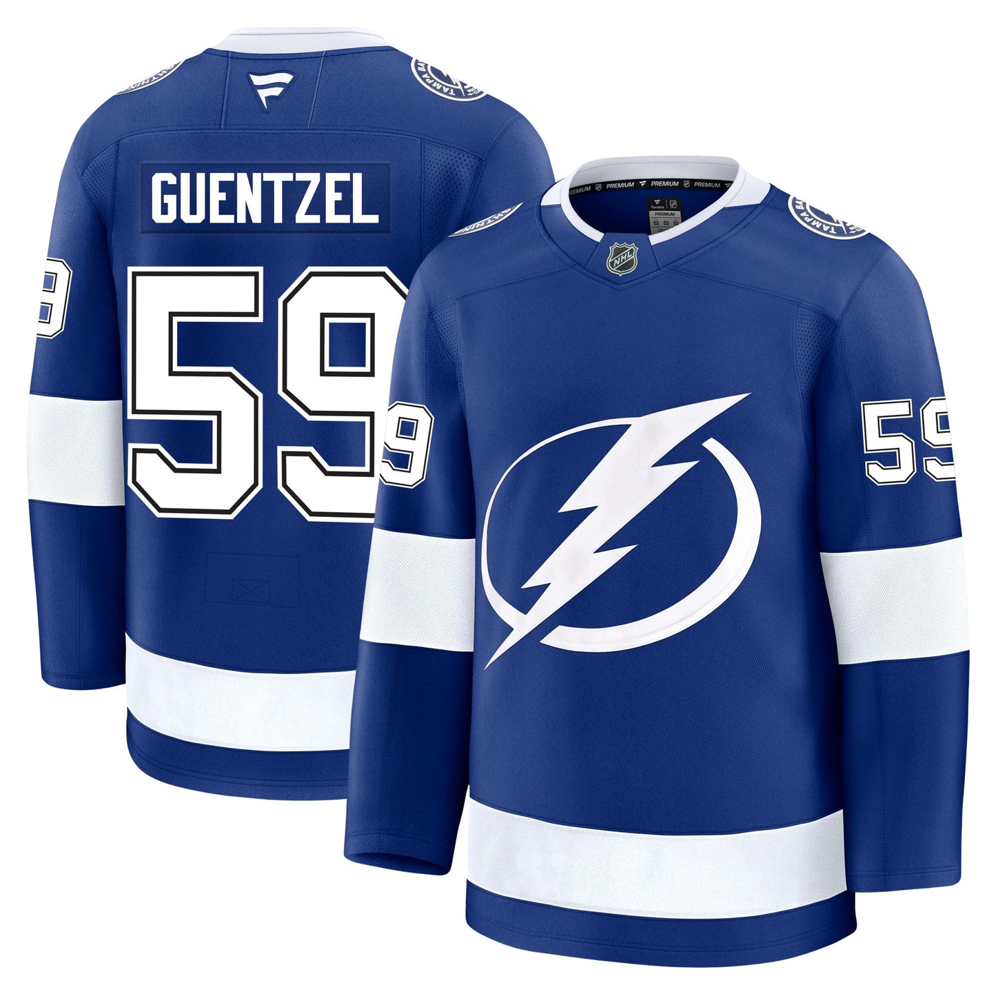 Jake Guentzel Tampa Bay Lightning Fanatics Premium Home Jersey