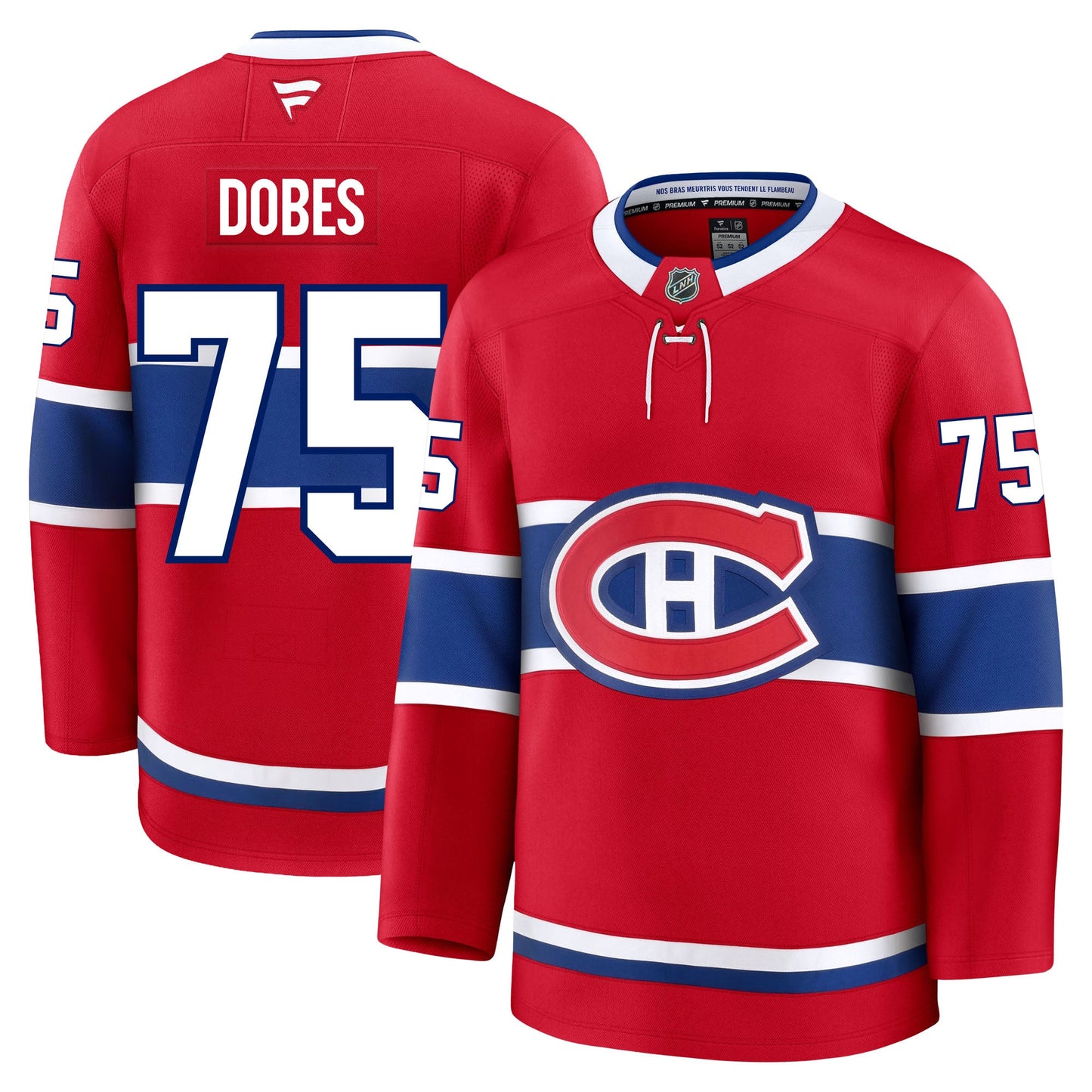 Jakub Dobes Montreal Canadiens Fanatics Premium Home Jersey
