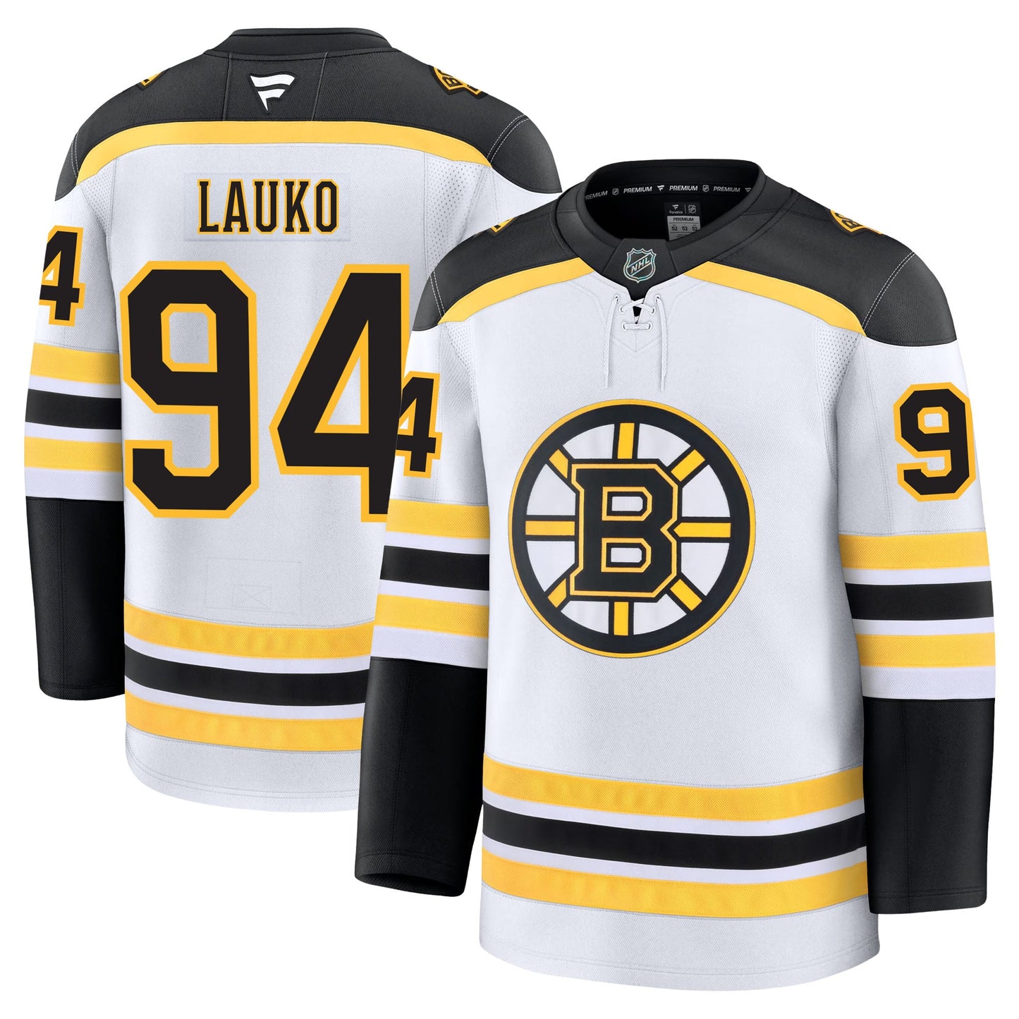 Jakub Lauko Boston Bruins Fanatics Premium Away Jersey