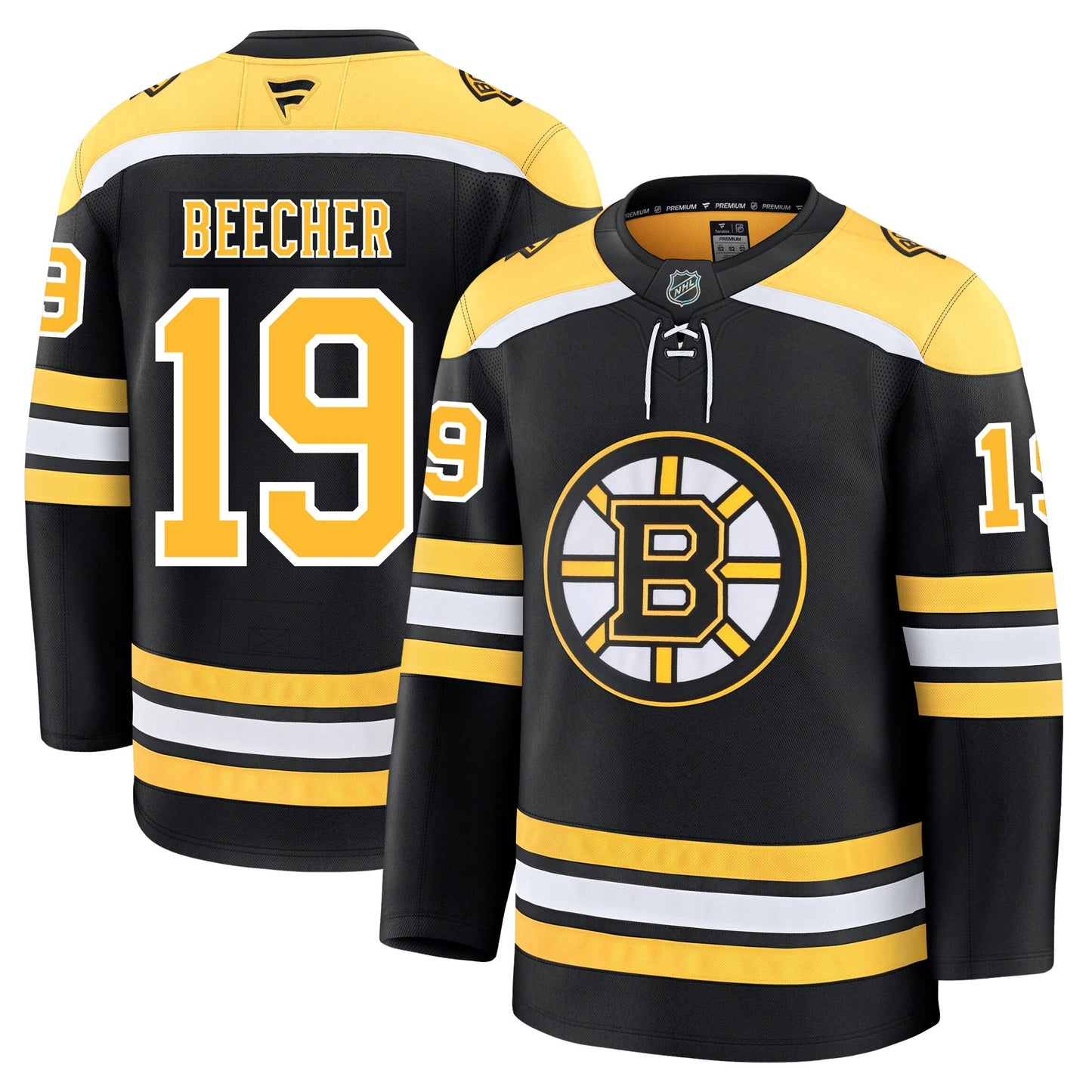 John Beecher Boston Bruins Fanatics Premium Home Jersey