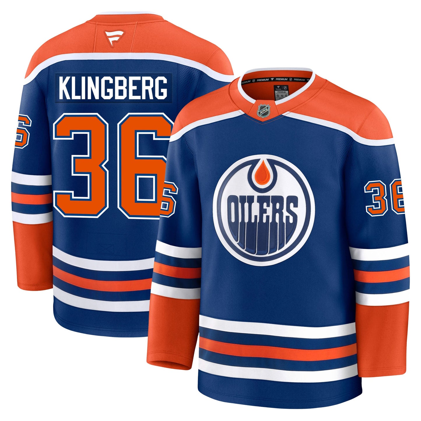 John Klingberg Edmonton Oilers Fanatics Premium Home Jersey