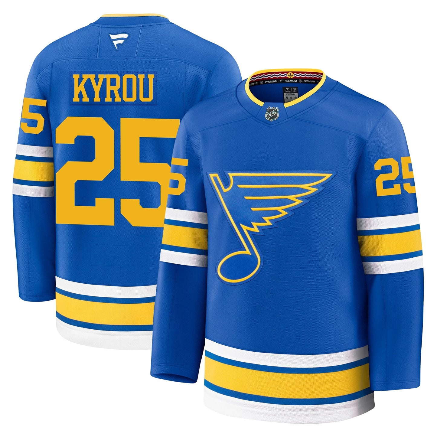 Jordan Kyrou St Louis Blues Fanatics Home Premium Jersey