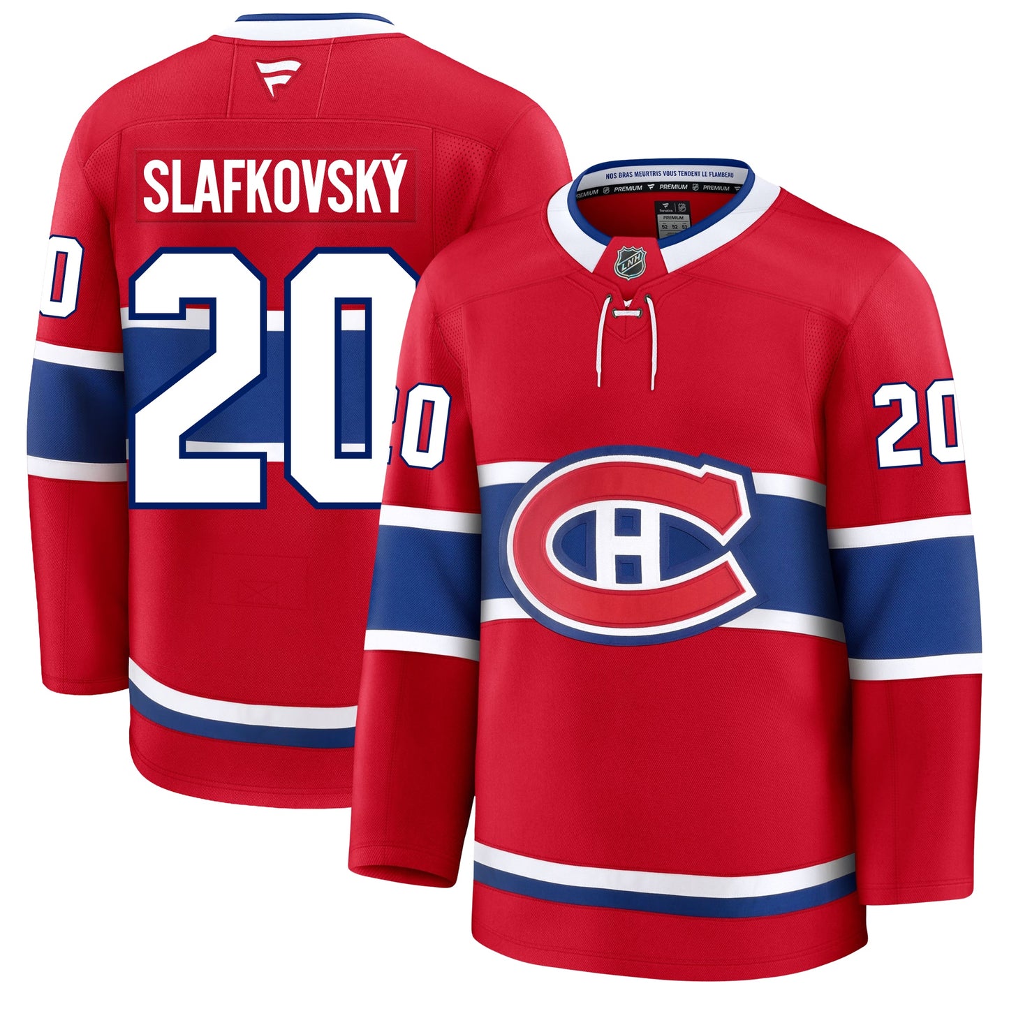 Juraj Slafkovsk√Ω Montreal Canadiens Fanatics Premium Home Jersey