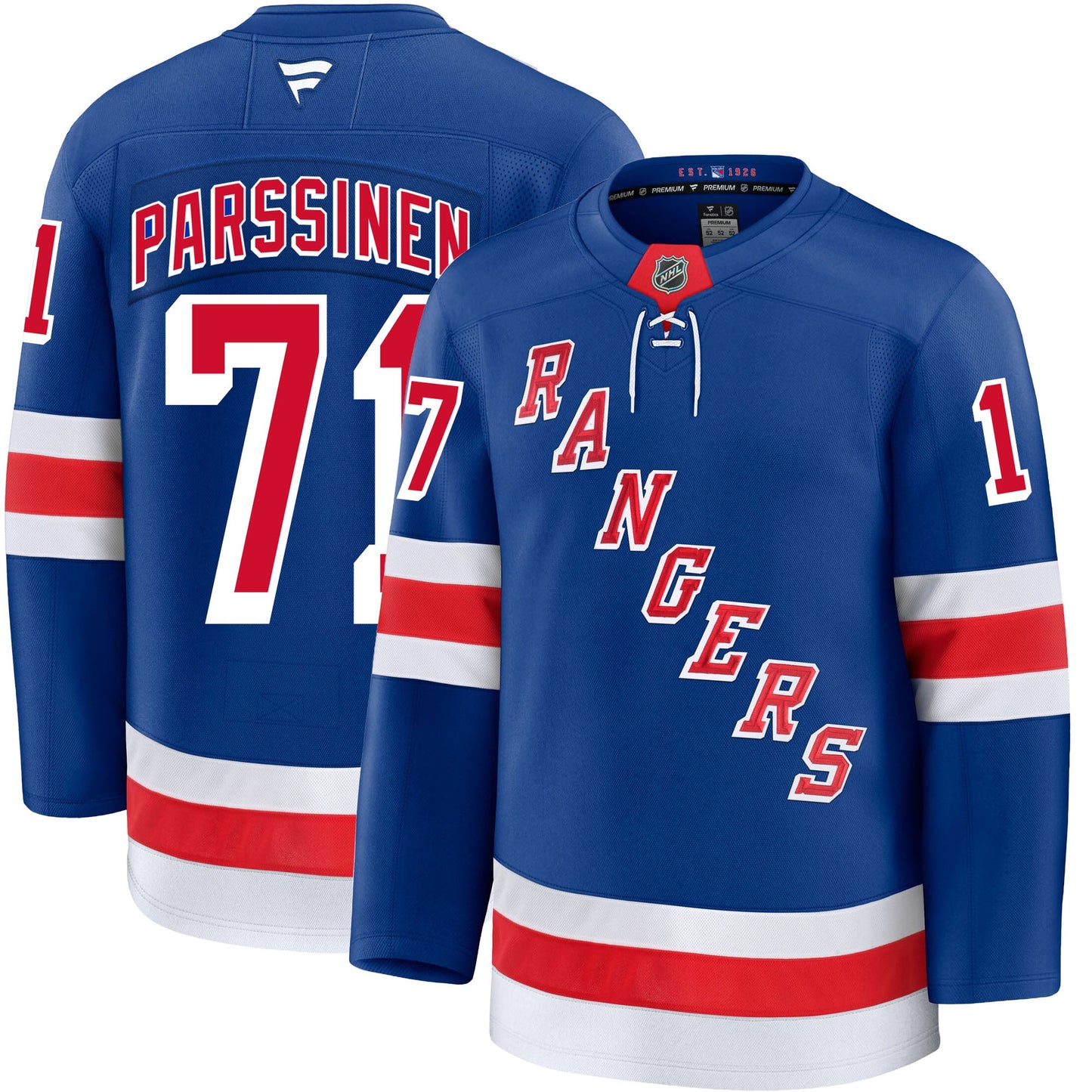 Juuso Parssinen New York Rangers Fanatics Premium Home Jersey