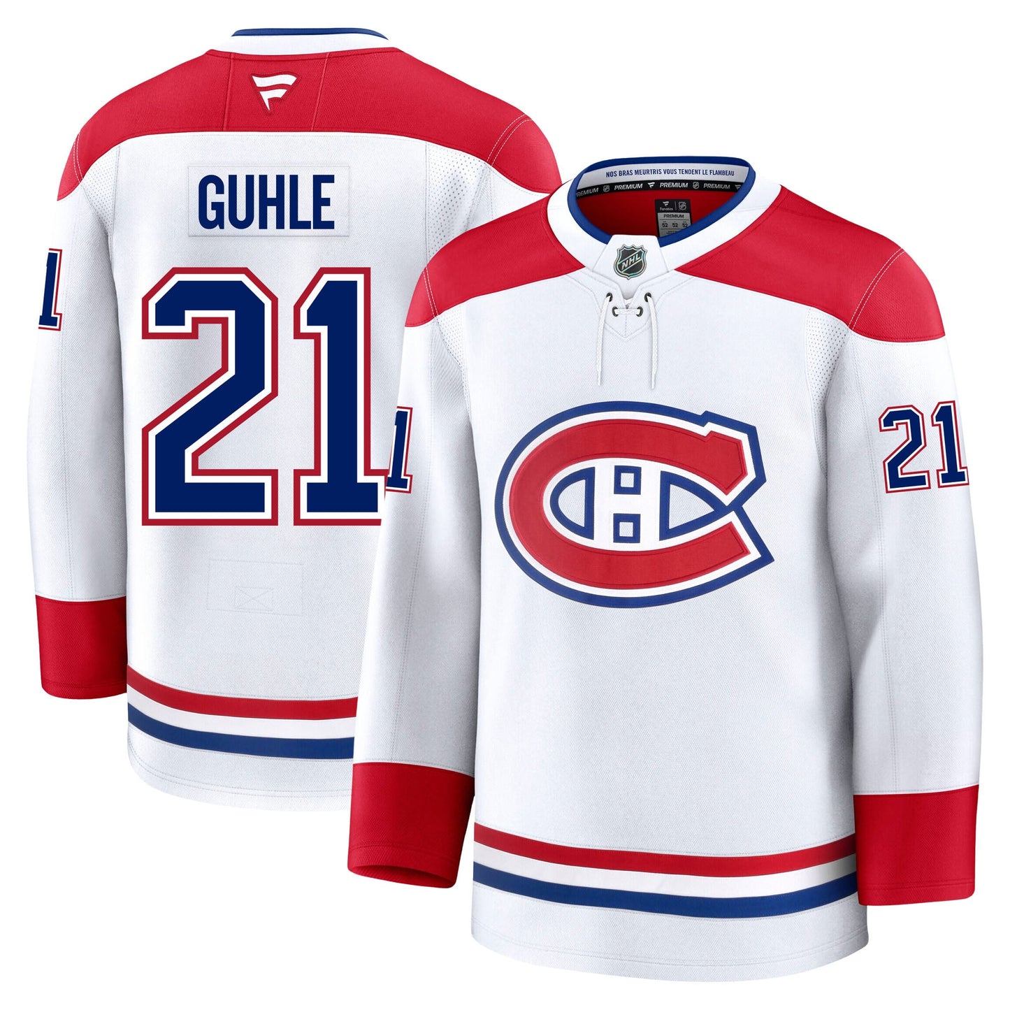 Kaiden Guhle Montreal Canadiens Fanatics Premium Away Jersey