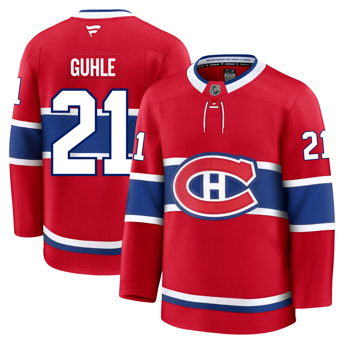 Kaiden Guhle Montreal Canadiens Fanatics Premium Home Jersey