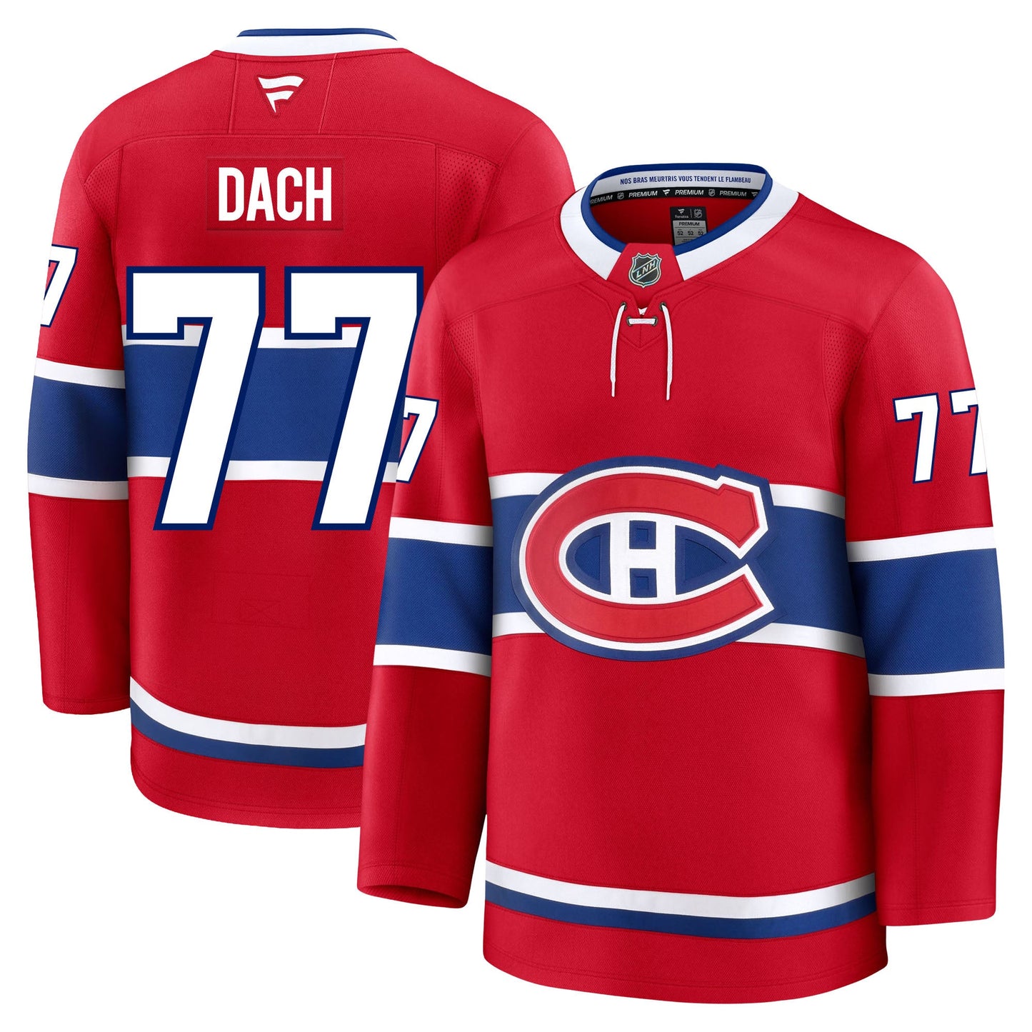 Kirby Dach Montreal Canadiens Fanatics Premium Home Jersey