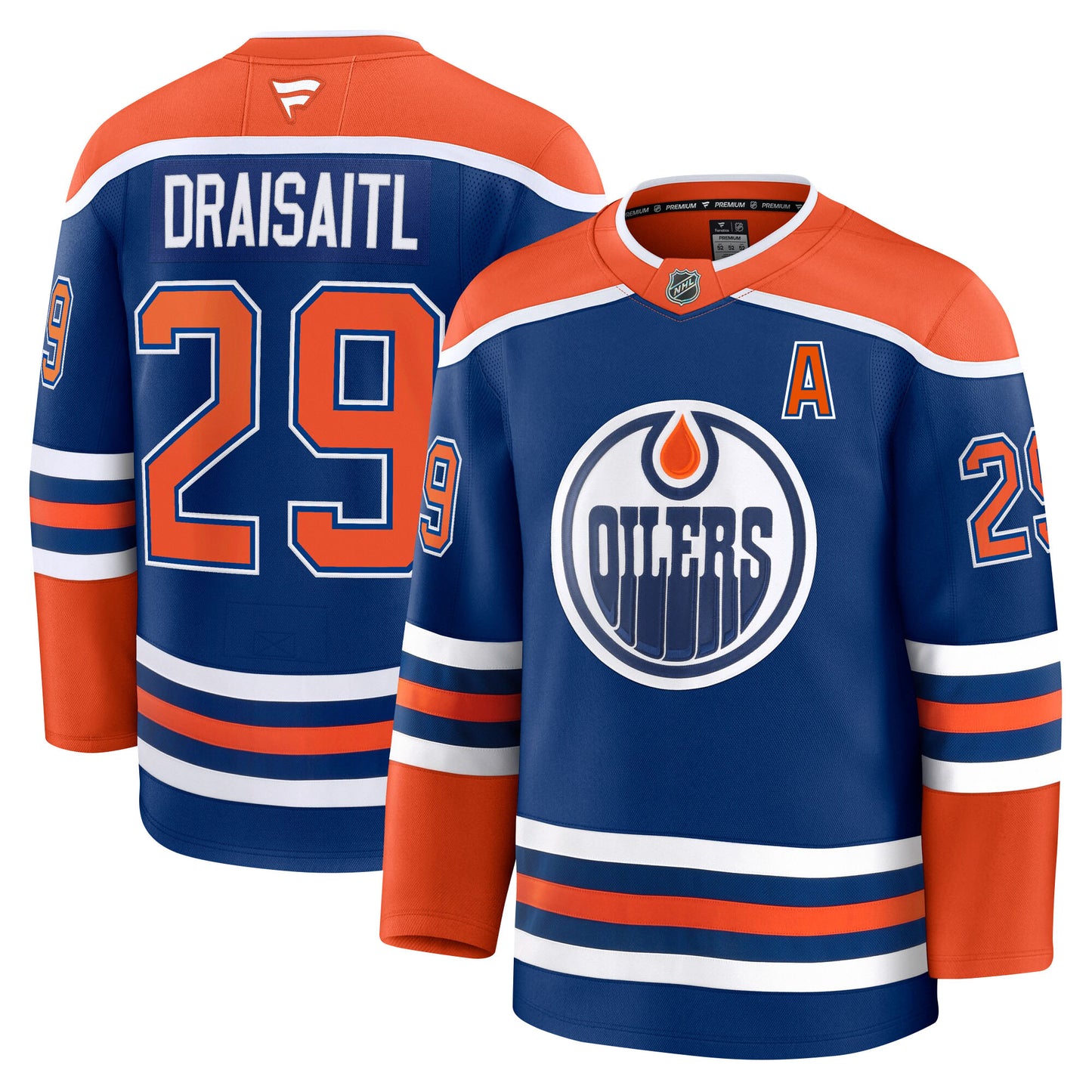 Leon Draisaitl Edmonton Oilers Fanatics Premium Home Jersey