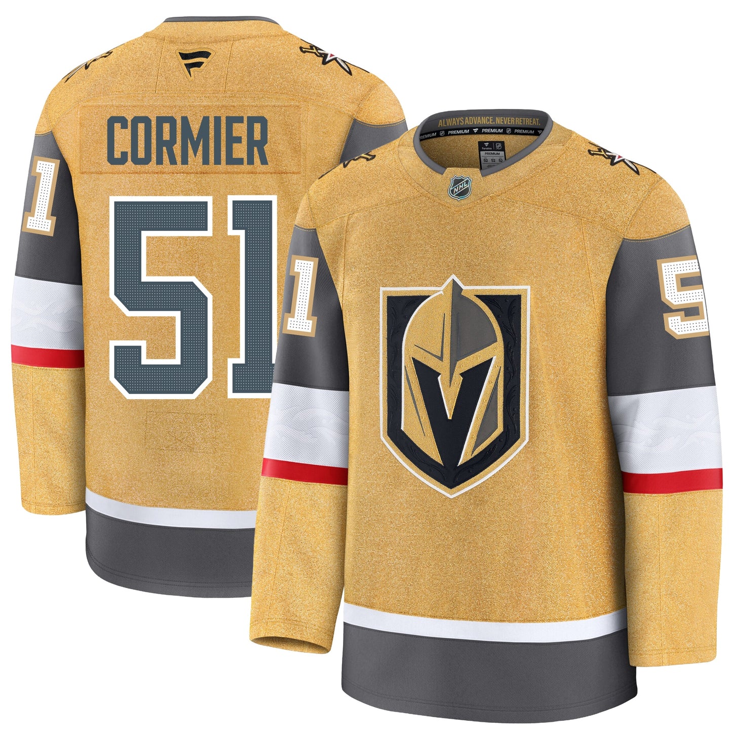 Lukas Cormier Vegas Golden Knights Fanatics Premium Home Jersey